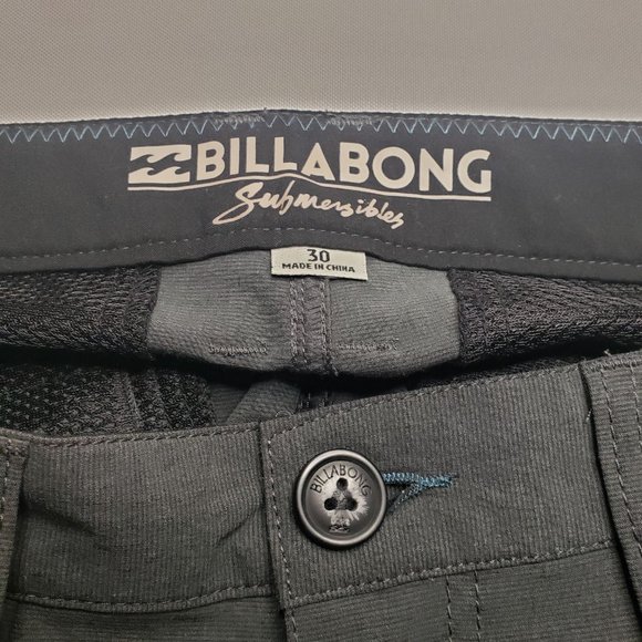 Billabong Dark Grey Chino Shorts Size 30 - Picture 4 of 4
